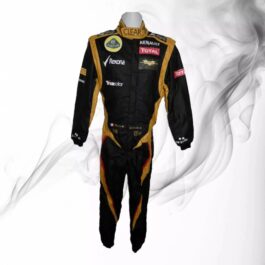 Romain Grosjean 2012 British GP ‘The dark knight rises’ Lotus F1 race suit