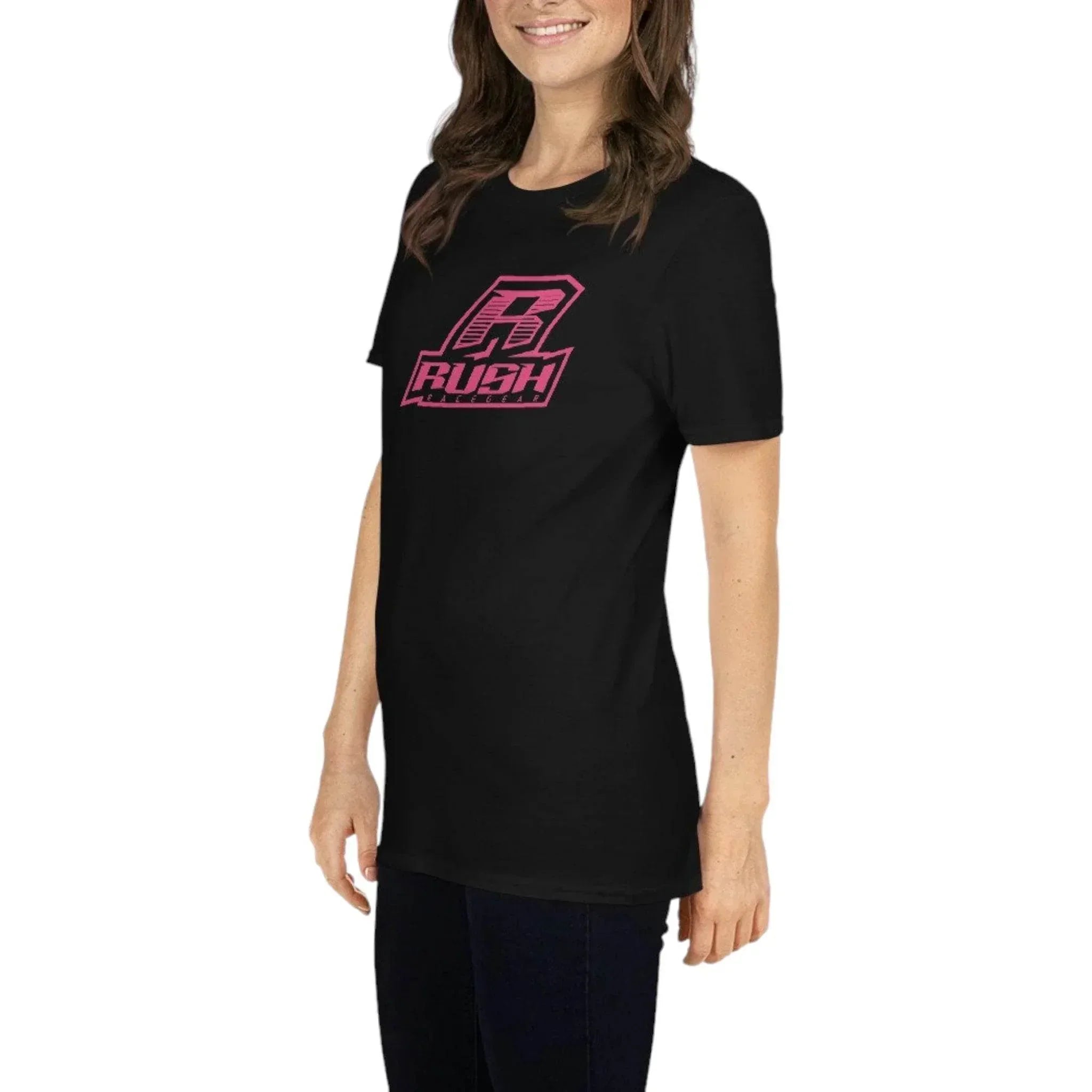 rush magenta stacked unisex tee Rush Magenta Stacked - Unisex Tee DASH RACEGEAR