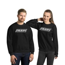 Rush White Logo Sweatshirt – Unisex
