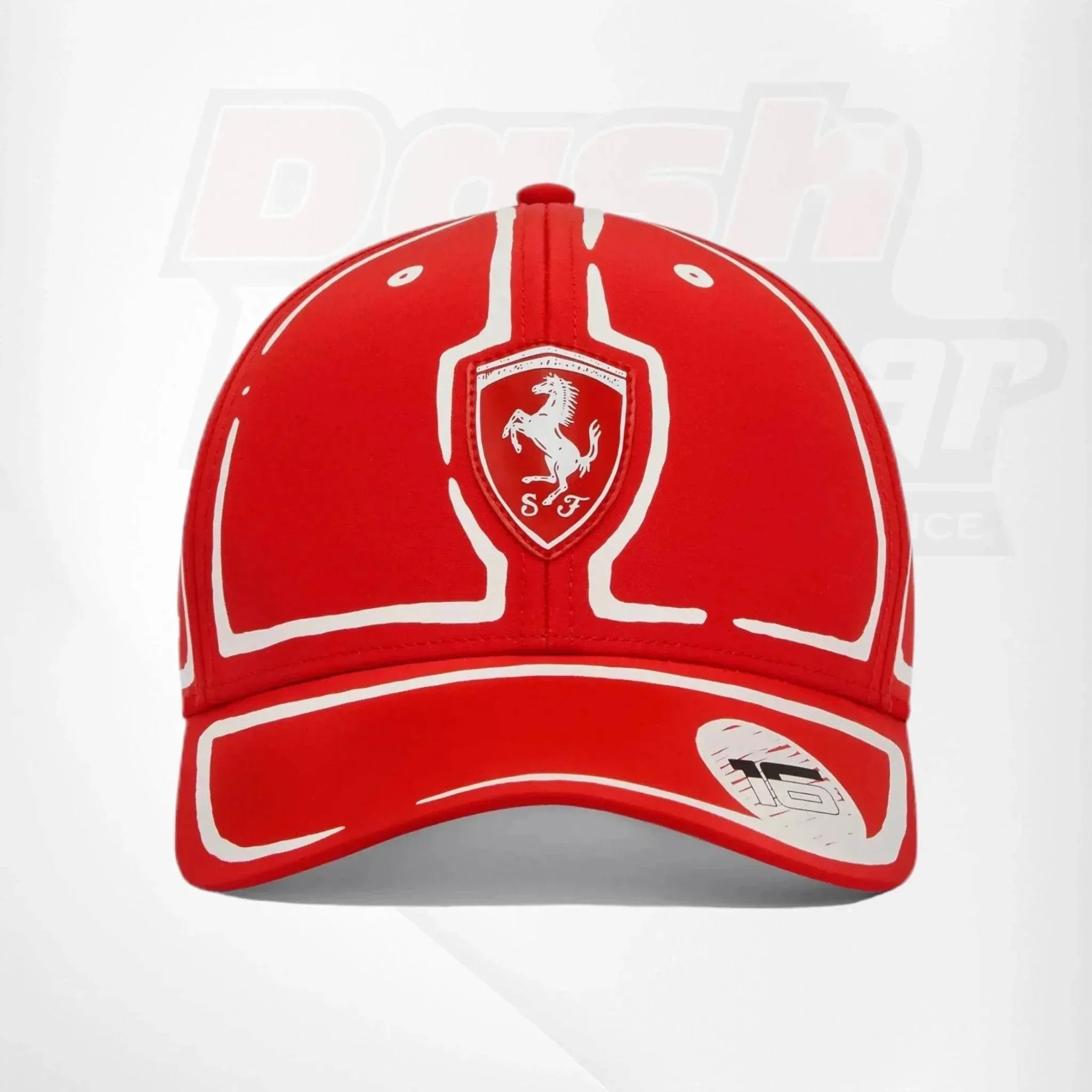 scuderia ferrari charles leclerc puma baseball hat joshua vides Scuderia Ferrari Charles Leclerc Puma baseball hat - Joshua Vides DASH RACEGEAR