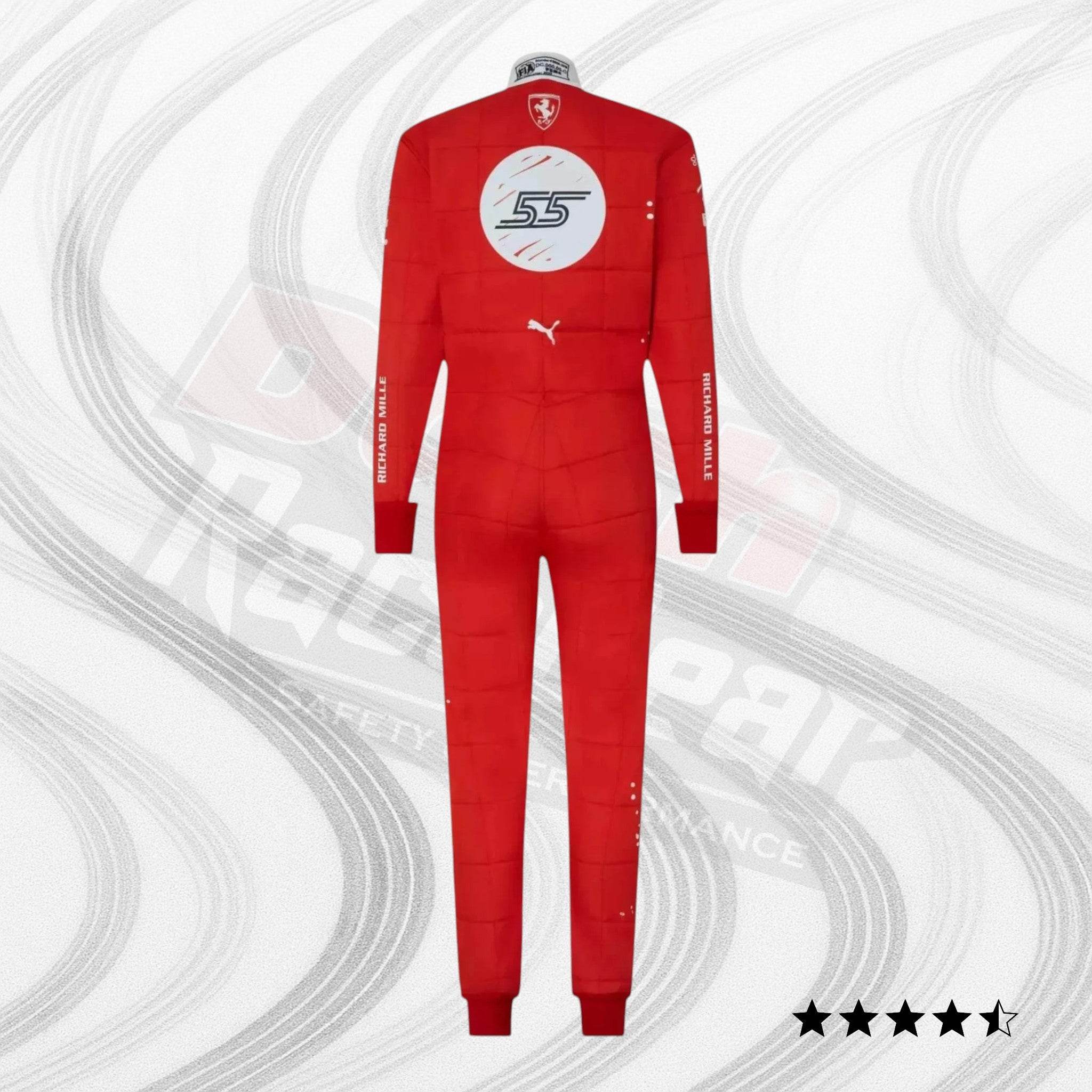 scuderia ferrari race suit charles leclerc & carlos sainz jr 2023 las vegas gp special edition Scuderia Ferrari Race Suit Charles Leclerc & Carlos Sainz Jr - 2023 Las Vegas GP special edition DASH RACEGAER
