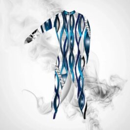 Ski Race Suit ENERGIAPURA Wave Blue Junior