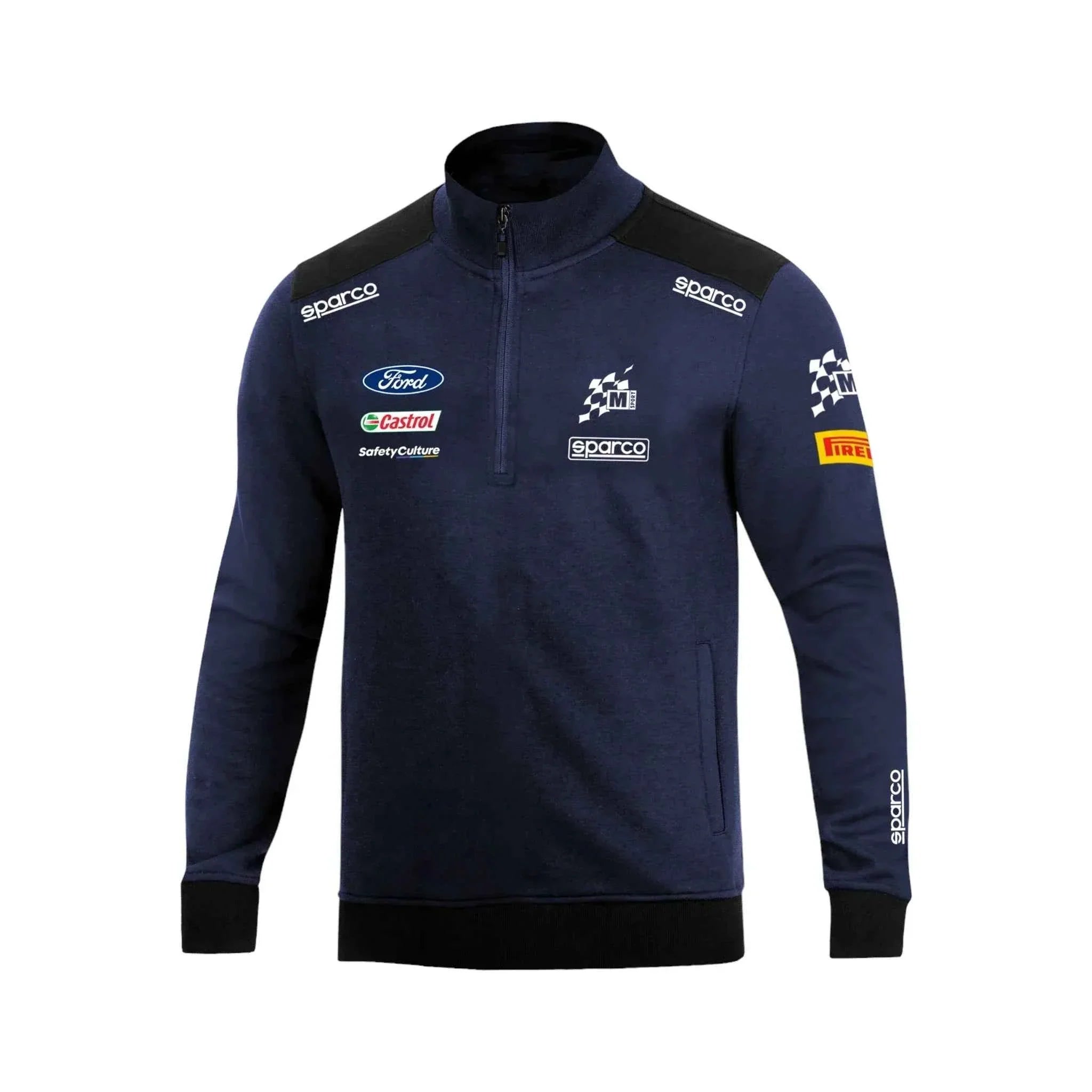 Sparco Ford M-Sport Teamwear Half Zip Fleece DASH RACEGEAR