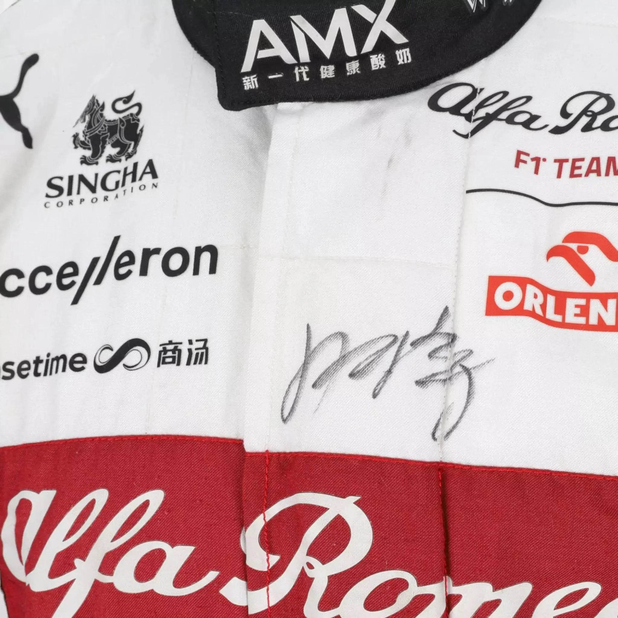 2022 Zhou Guanyu Alfa Romeo F1 Team Race Suit DASH RACEGEAR